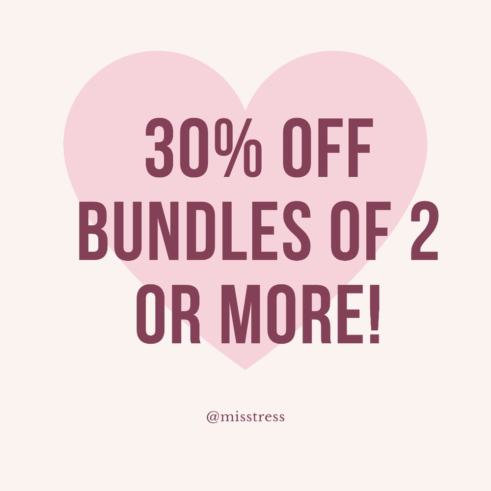 30% Off All Bundles Of 2 Or More Items